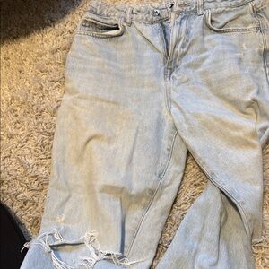 Light Blue Distressed Jeans
